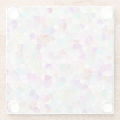 Hübsches Schneidglas  Glasuntersetzer (Rückseite)