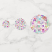 Hübsches Schneidglas Konfetti (Rückseiten)