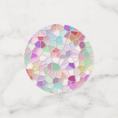 Hübsches Schneidglas Konfetti (Klein Vorderseite)