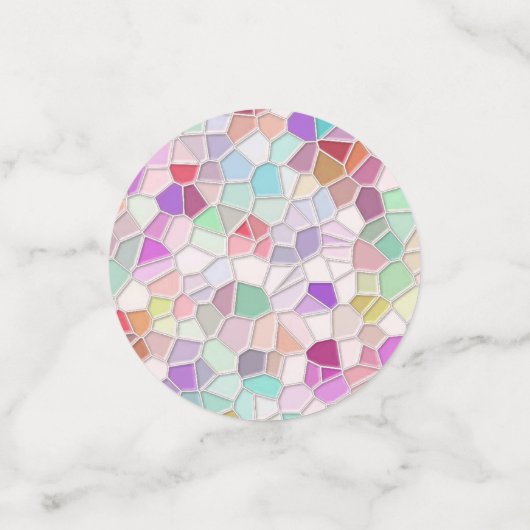 Hübsches Schneidglas Konfetti (Klein Vorderseite)