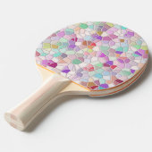 Hübsches Schneidglas Tischtennis Schläger (Vorderseite)