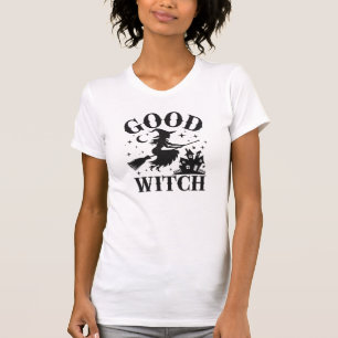Hübsches Schwarz-Weiß-Halloween T-Shirt
