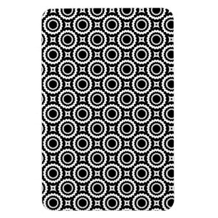 Hübsches Schwarz-Weiß-Zickzack-Kreis-Design Magnet