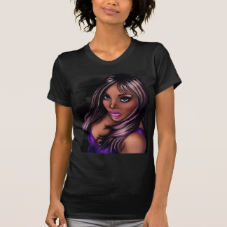 Hübsches schwarzes Mädchen T-Shirt
