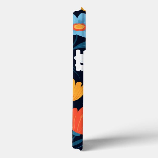 Hübsches schwarzes Muster Case-Mate iPhone Hülle (Rückseite / Rechts)