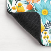 Hübsches schwarzes Muster Mousepad (Ecke)