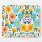 Hübsches schwarzes Muster Mousepad (Vorne)