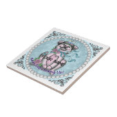 Hübsches Schweine Fliese (Seite)