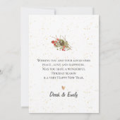 Hübsches Script Foto Happy Holiday (Rückseite)