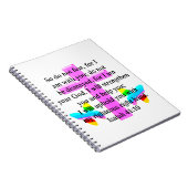 HÜBSCHES SCRIPTURE ISAIAH 41:10-DESIGN NOTIZBLOCK (Rechte Seite)