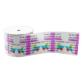 HÜBSCHES SCRIPTURE ISAIAH 41:10-DESIGN RIPSBAND (Spule)