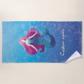 Hübsches Sea Mermaid Personal Beach Handtuch (Vorderseite)