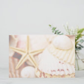 Hübsches Seashells-Briefpapier Briefpapier (Stehend Vorderseite)