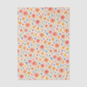 Hübsches Shabby Chic Französisches Blumenmuster Seidenpapier (Vorderseite)