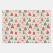 Hübsches Shabby Chic Weihnachten Geschenkpapier Set (Vorderseite 2)