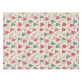 Hübsches Shabby Chic Weihnachtsbaum Tischdecke (Vorderseite (Horizontal))