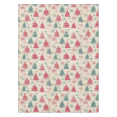 Hübsches Shabby Chic Weihnachtsbaum Tischdecke (Vorderseite)