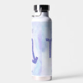 Hübsches Skorpio Astrologie Signieren Personalisie Trinkflasche (Rechts)