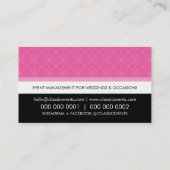 HÜBSCHES SMART Modernes, niedliches, klassisches R Visitenkarte (Rückseite)