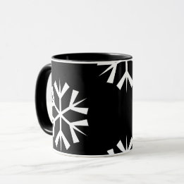 hübsches SNOWFLAKE-Muster | Tasse