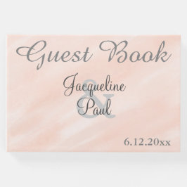 Hübsches Soft Blush-Gästebuch Gästebuch