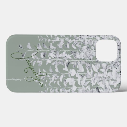 Hübsches Soft Silver Hangwisteria Case-Mate iPhone Hülle (Rückseite (Horizontal))