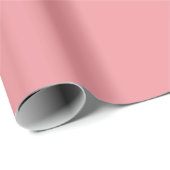 Hübsches Solid Pink Geschenkpapier (Rolleneckpunkt)