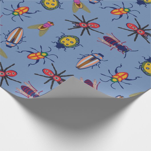 Hübsches Sommermuster Geschenkpapier (Ecke)