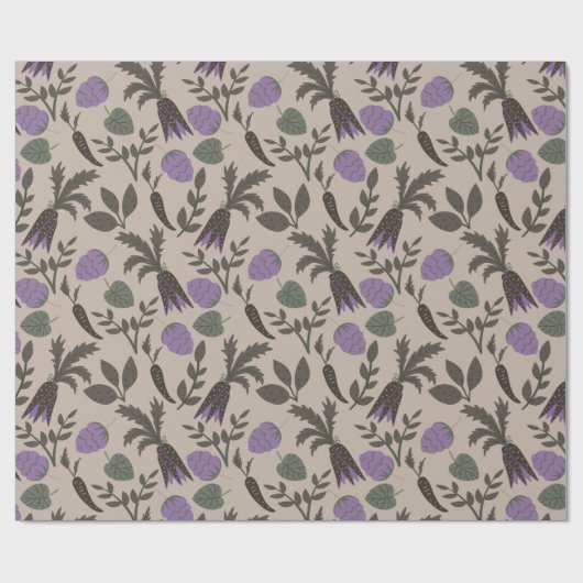 Hübsches Sommermuster Geschenkpapier (Flach)