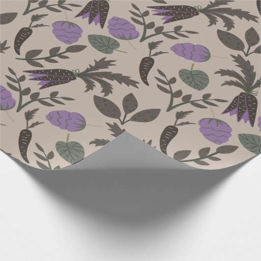 Hübsches Sommermuster Geschenkpapier (Ecke)