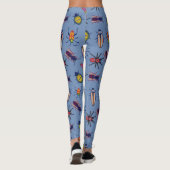 Hübsches Sommermuster Leggings (Rückseite)