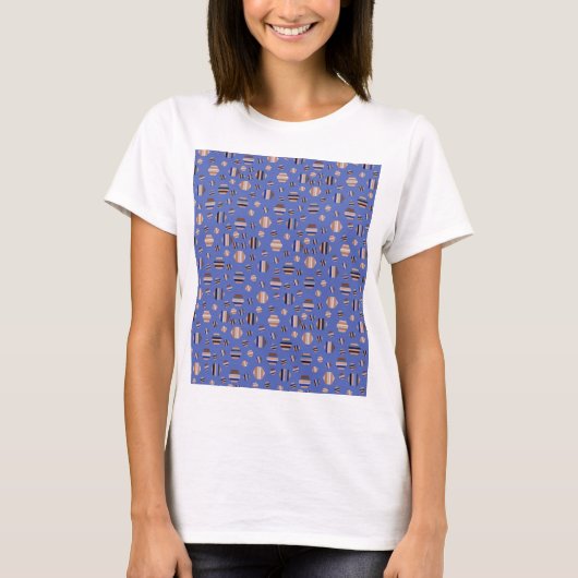 Hübsches Sommermuster T-Shirt (Vorderseite)