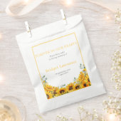 Hübsches Sonnenblumen-Begräbnis-Samenpäckchen Geschenktütchen (Ausgeschnitten)
