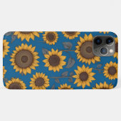 Hübsches Sonnenblumenmuster Case-Mate iPhone Hülle (Rückseite (Horizontal))
