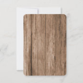 Hübsches Sonnenblumenmuster Gelb & Grün Hochzeit RSVP Karte (Rückseite)