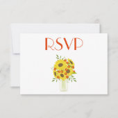 Hübsches Sonnenblumenöl-UAWG Einladung (Vorderseite)