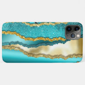 Hübsches Sparkle-Diamantgold Case-Mate iPhone Hülle (Rückseite (Horizontal))