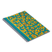 Hübsches SpiralNotebook, Goldene Schmetterlinge au Notizblock (Rechte Seite)