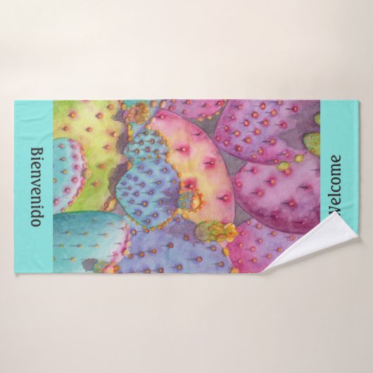 Hübsches stachelige badehandtuch (Badehandtuch)