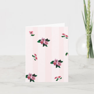 Hübsches Stiefmütterchen Einladung