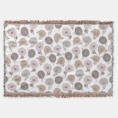 Hübsches Stilisiertes Blumenmuster Decke (Vorderseite)