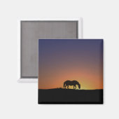 Hübsches Südwestpferd Magnet (Vorderseite/Rückseite)