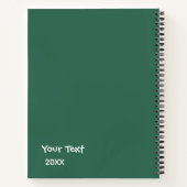 Hübsches, süßes Blumen- Rückkehr-zur-Schule-Kinder Notizblock (Rückseite)