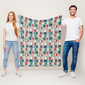 hübsches süßes Candy-Design Fleecedecke