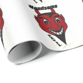 Hübsches Teufel-Packpapier Geschenkpapier (Rolleneckpunkt)