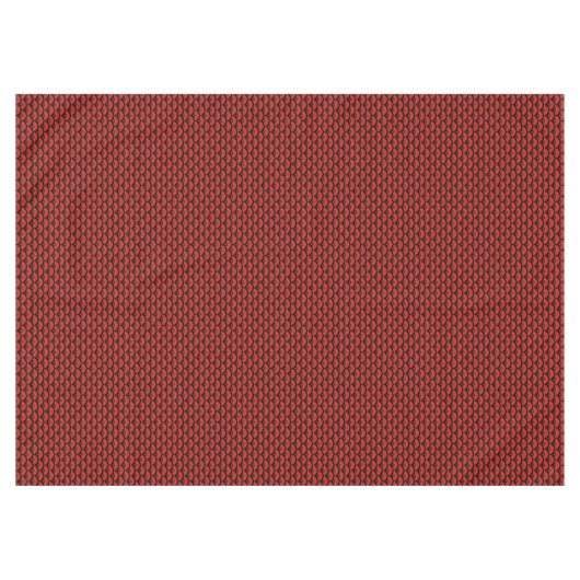 Hübsches, traditionelles, rotes chinesisches Tanzm Tischdecke (Vorderseite (Horizontal))
