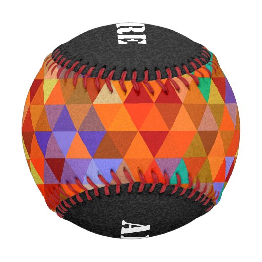 Hübsches Triangle-Muster I + Ihre Ideen Baseball (Vorderseite)