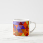 Hübsches Triangle-Muster I + Ihre Ideen Espressotasse (Rechts)