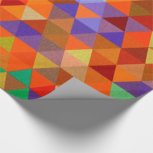 Hübsches Triangle-Muster I + Ihre Ideen Geschenkpapier (Ecke)