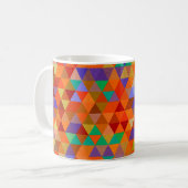 Hübsches Triangle-Muster I + Ihre Ideen Kaffeetasse (Vorderseite Links)